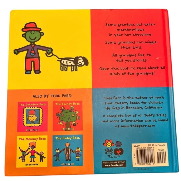 Lot of (2) Hardcover Mommy/Grandpa Todd Parr Children's Book Set - Picture 7 of 8